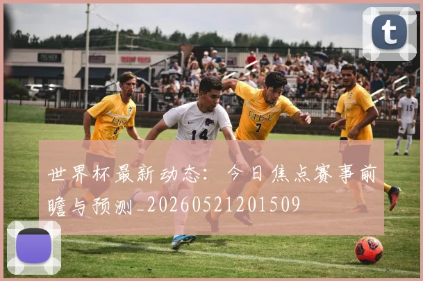 世界杯最新动态：今日焦点赛事前瞻与预测_20260521201509